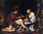COUWENBERGH, Christiaen van The Capture of Samson dg oil